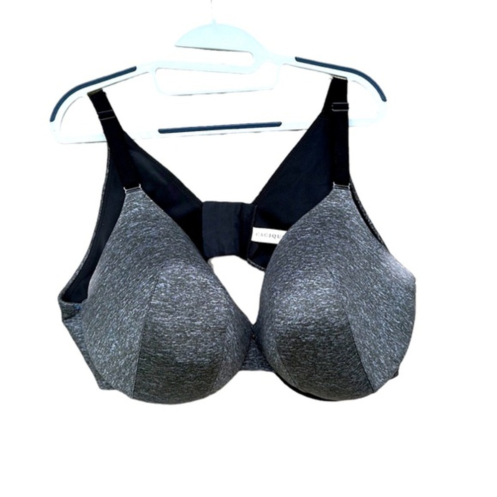 Cacique Gray Black Bra 44D